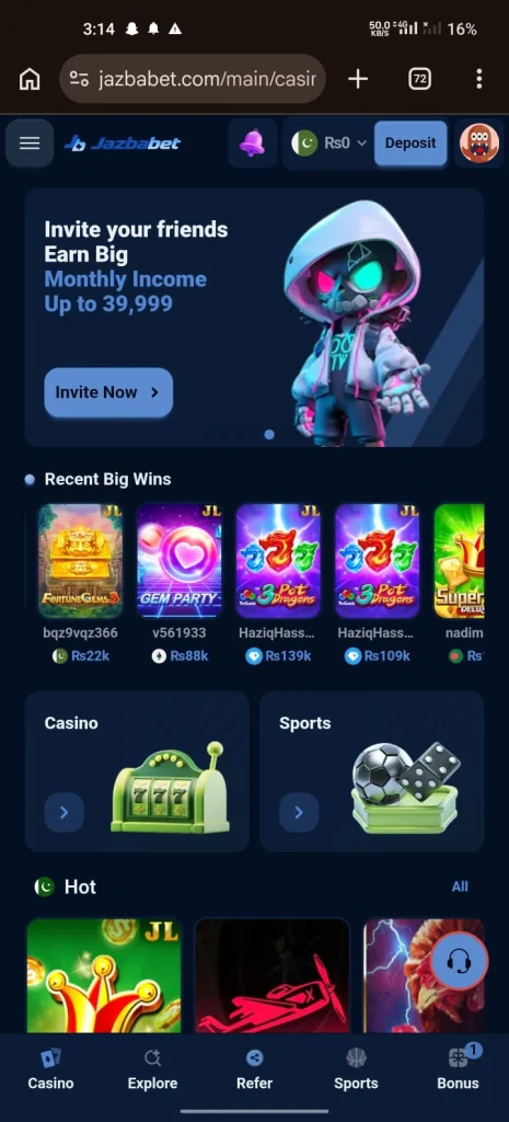 JAZBABET Game
